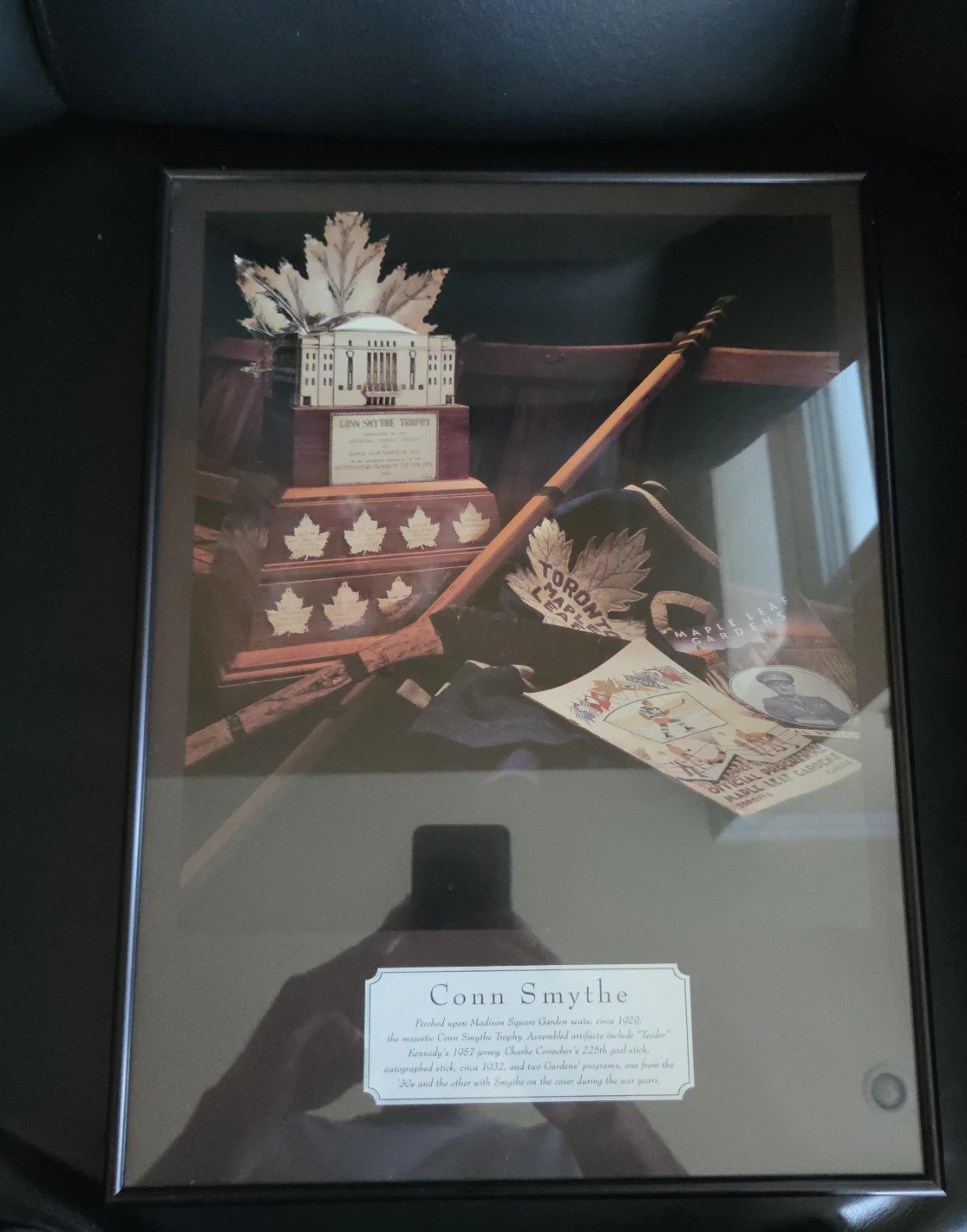 Framed Conn Smythe Toronto Maple Leafs Print