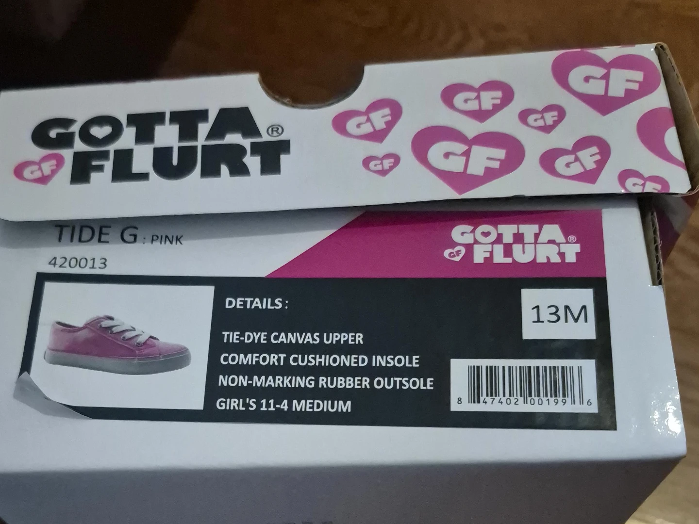 Gotta Flurt Tide G Pink Sneakers Size 13M