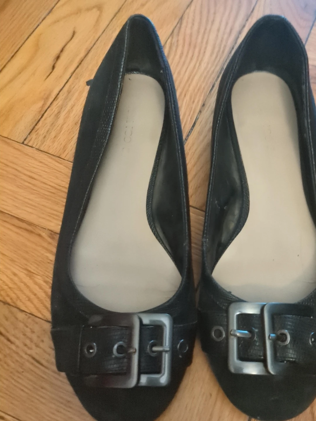Franco Sarto Flats with Buckle Detail