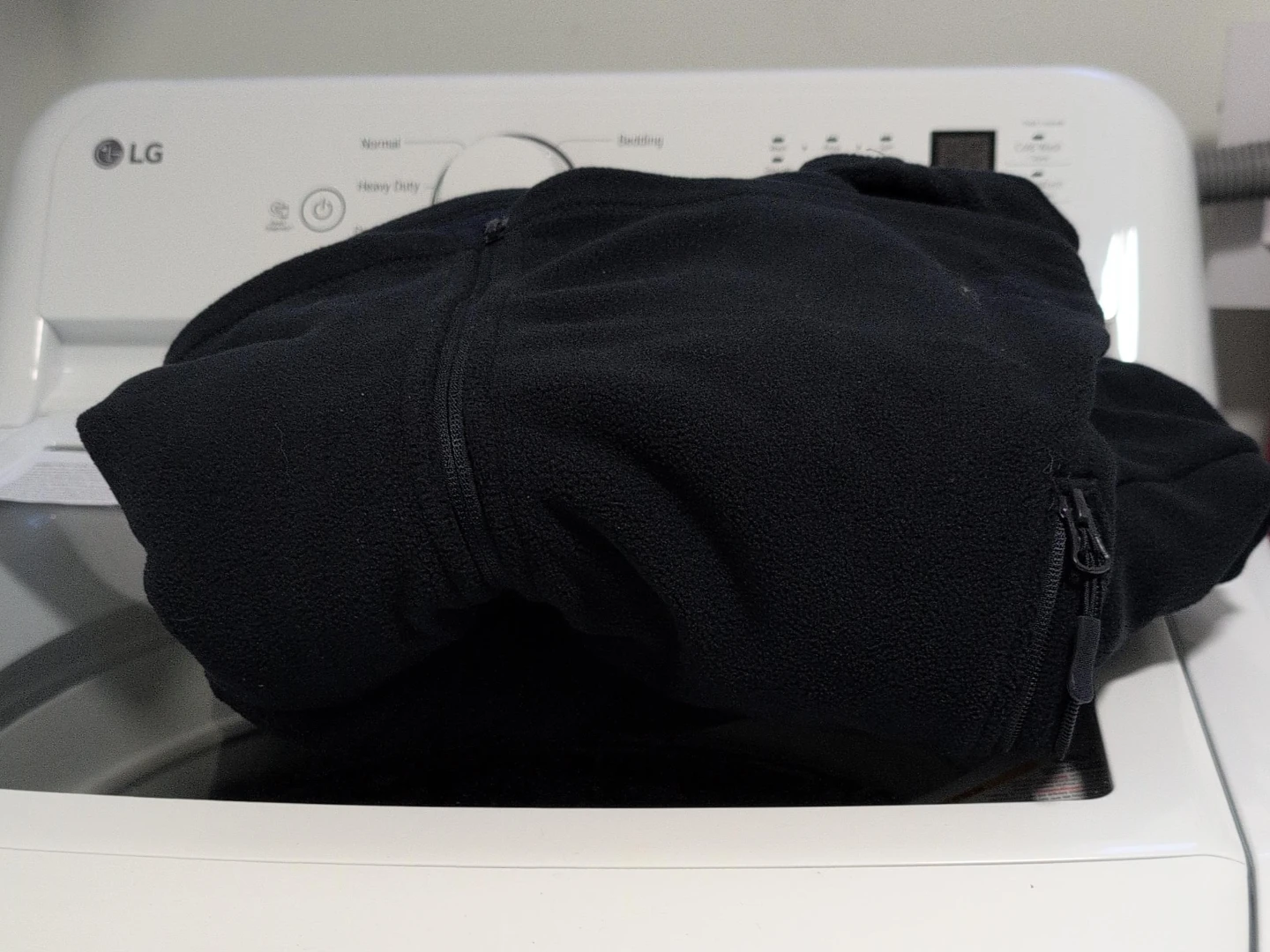 Black Fleece Full-Zip Jacket