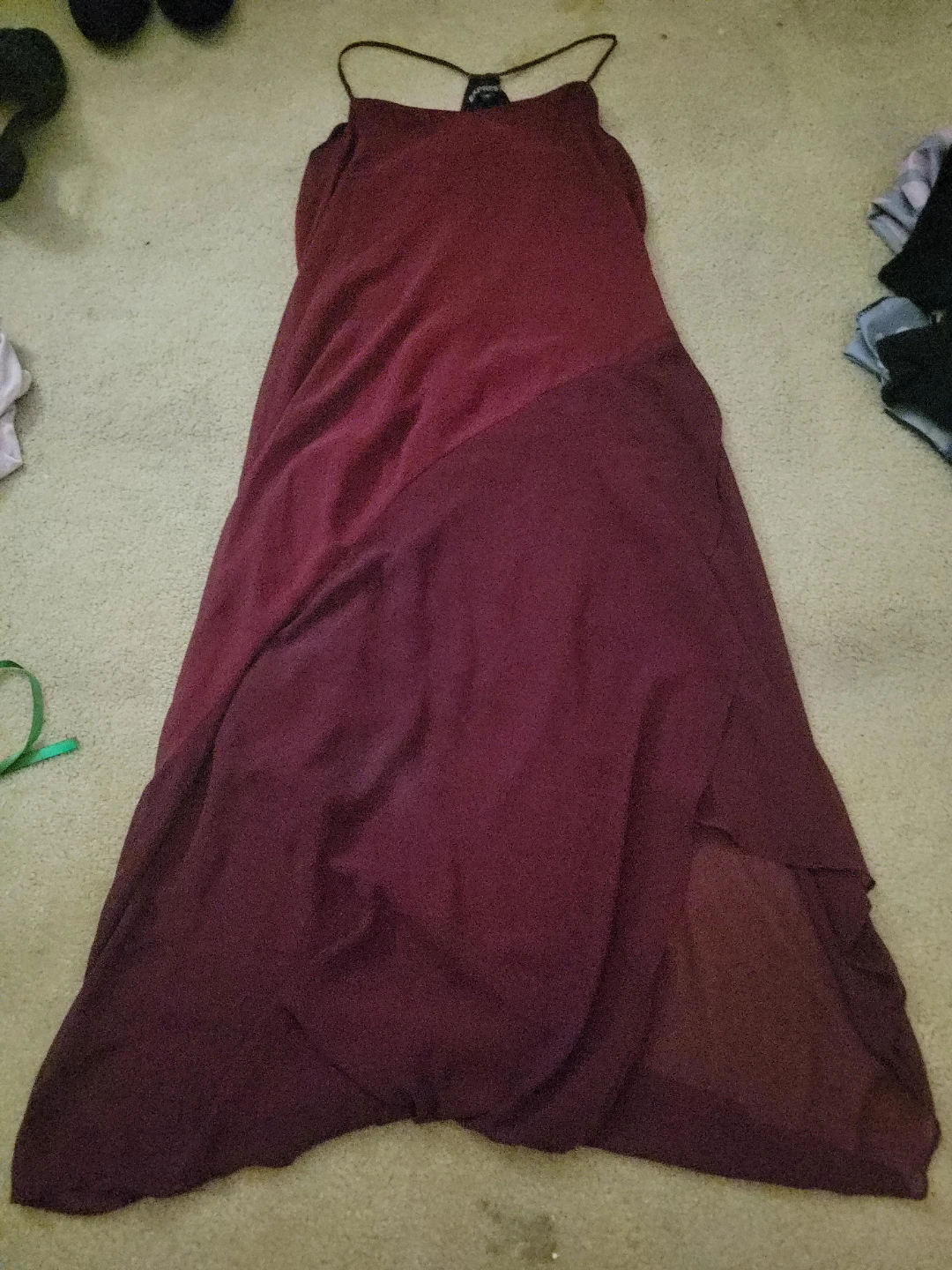 Express Burgundy Maxi Dress