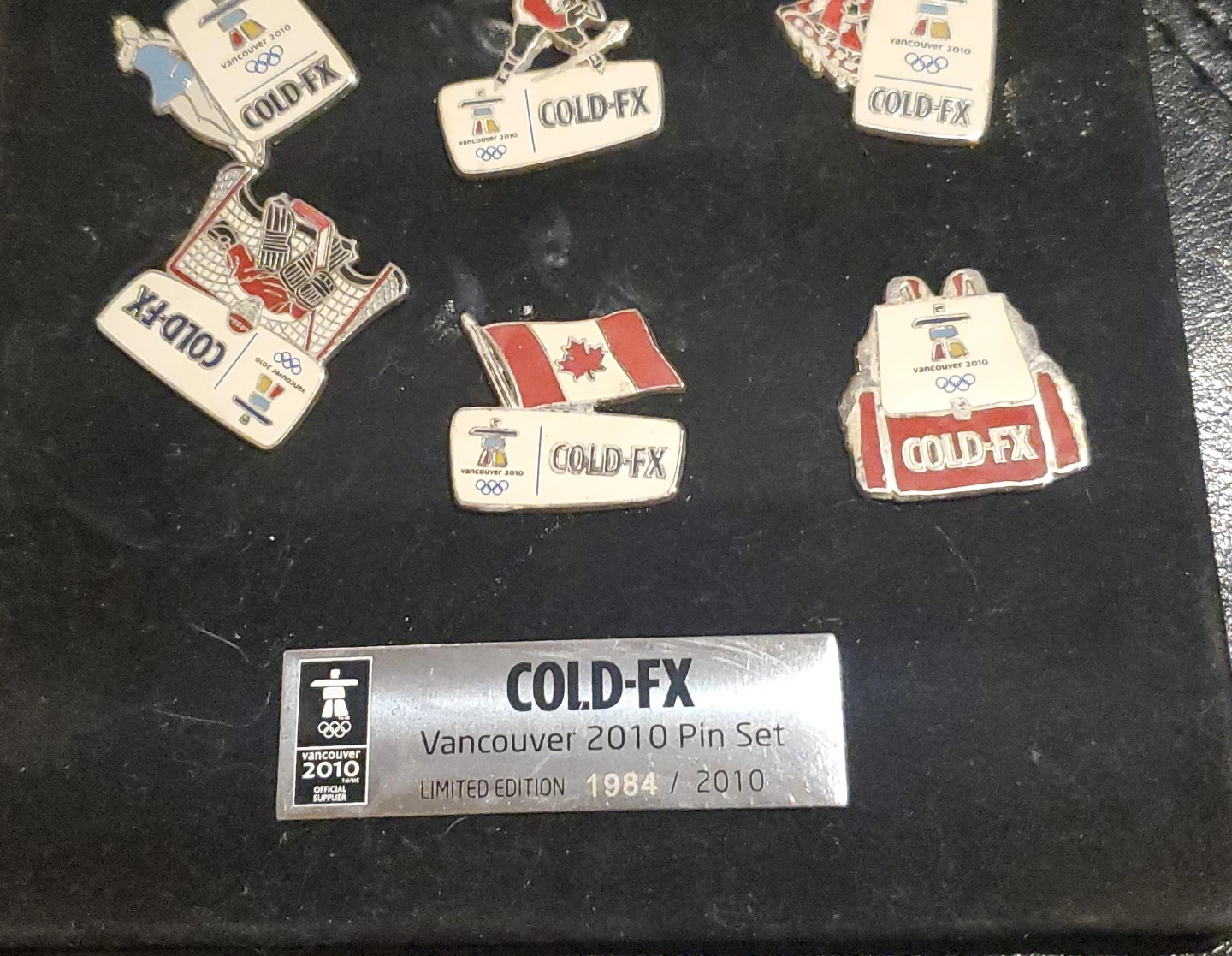 COLD-FX Vancouver 2010 Olympic Pin Set