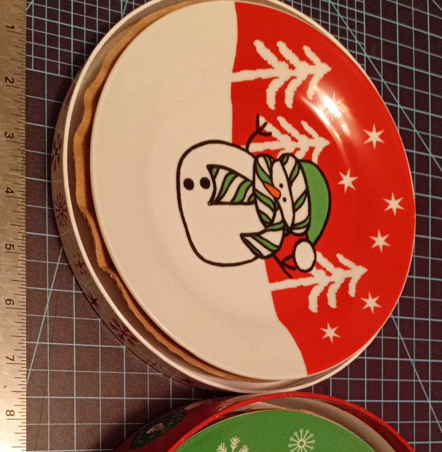 Christmas Snowman Decorative Plate - photo 2