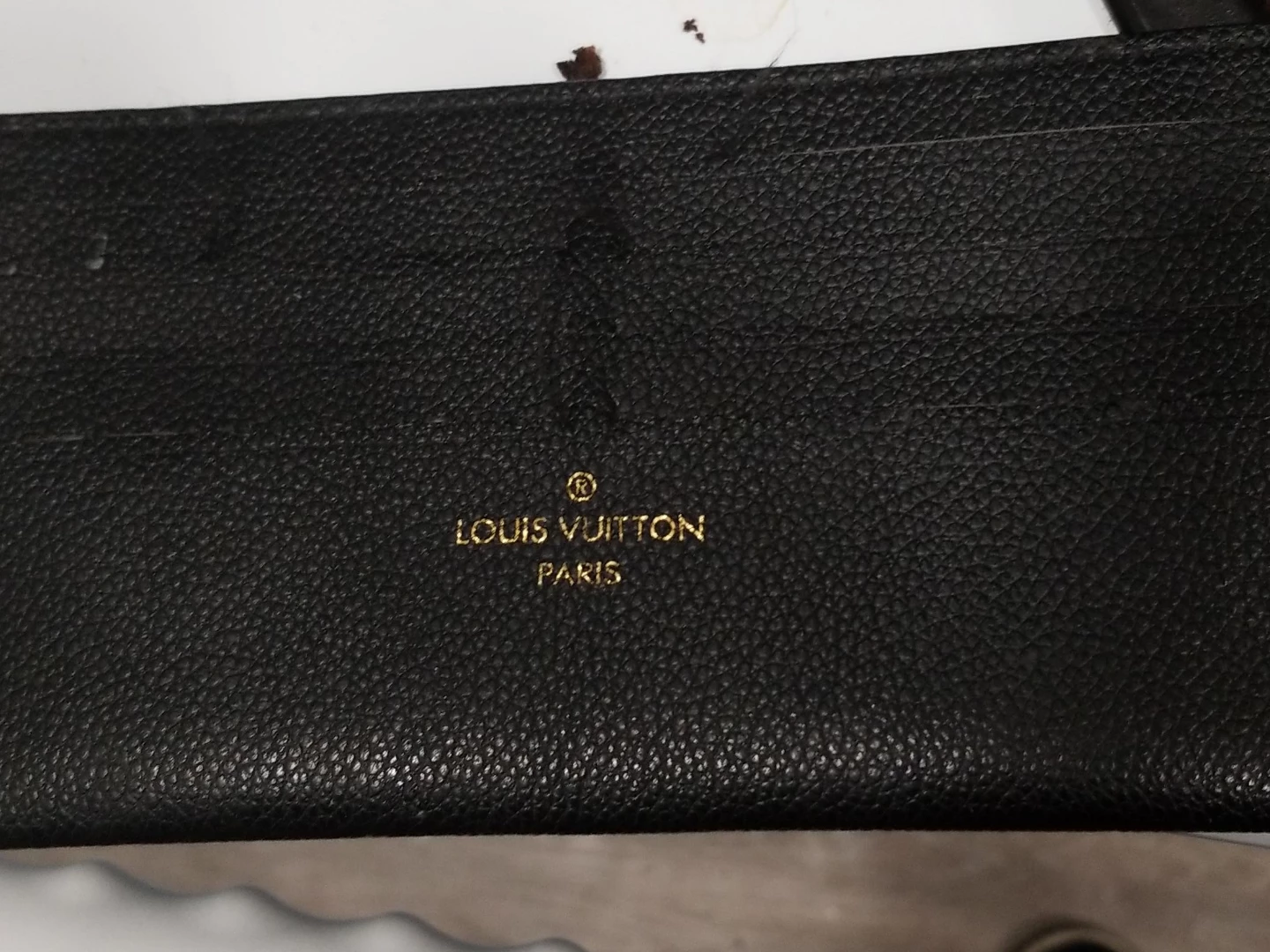 Louis Vuitton Black Leather Wallet