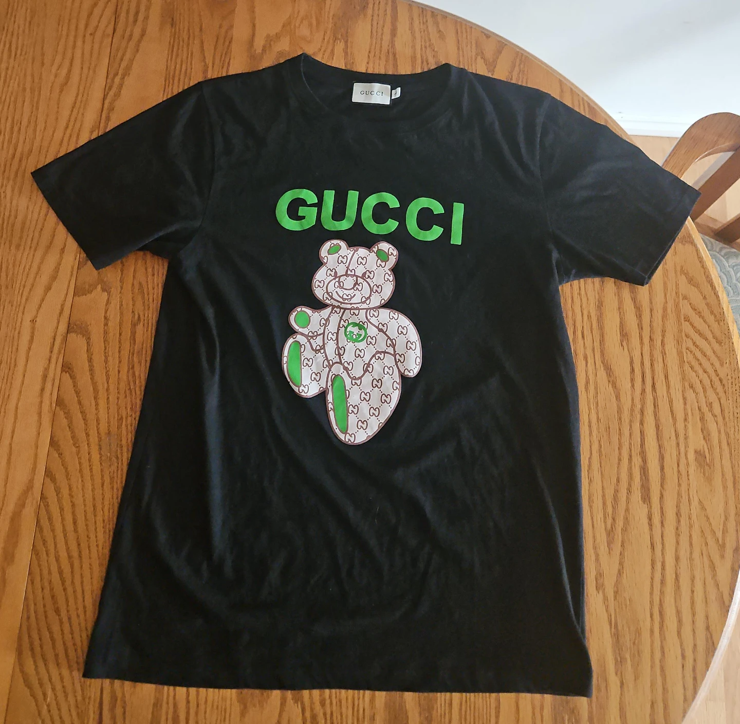 Gucci Black Bear Graphic T-Shirt