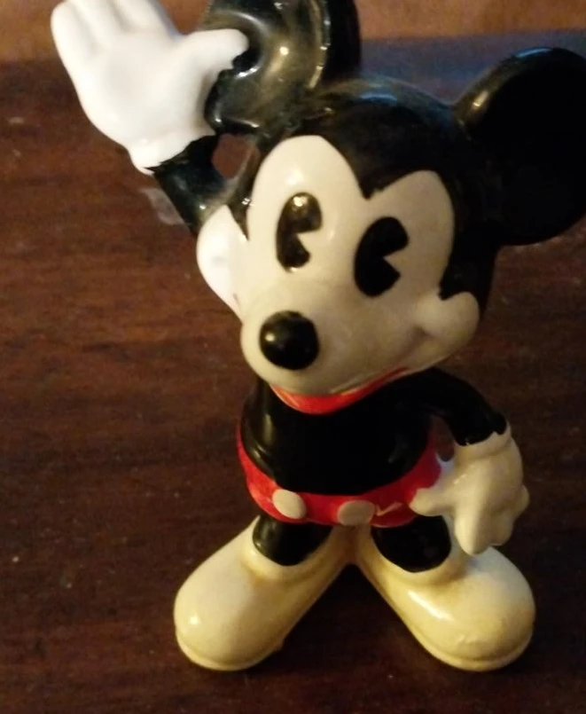 Vintage Mickey Mouse Ceramic Figurine