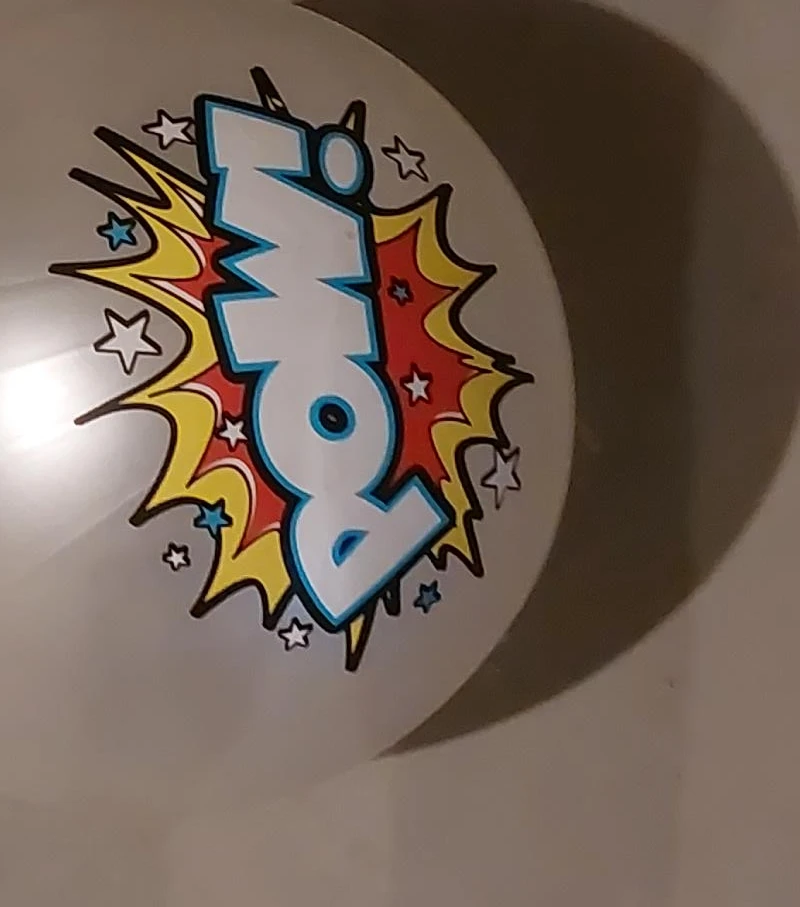 Comic Book Pow Decorative Plate