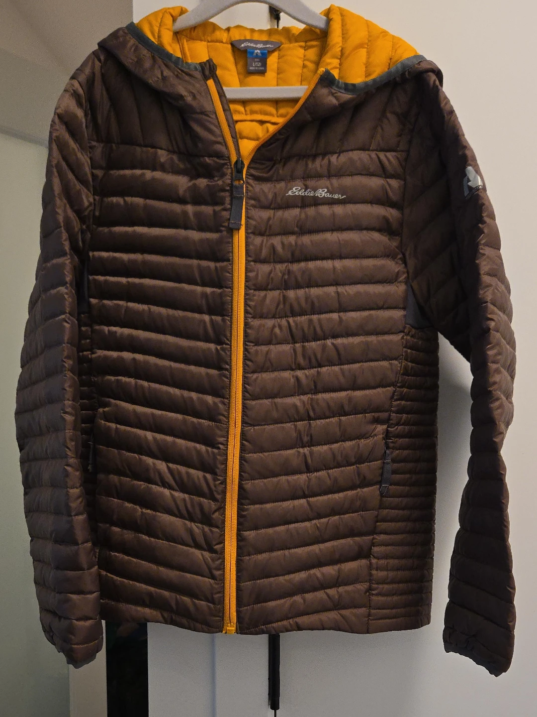 Eddie Bauer Boy's Hooded Down Jacket