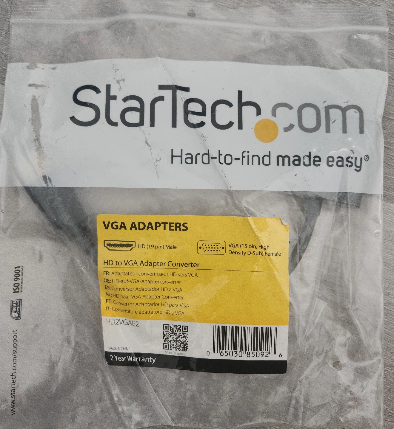 StarTech.com HD to VGA Adapter Converter