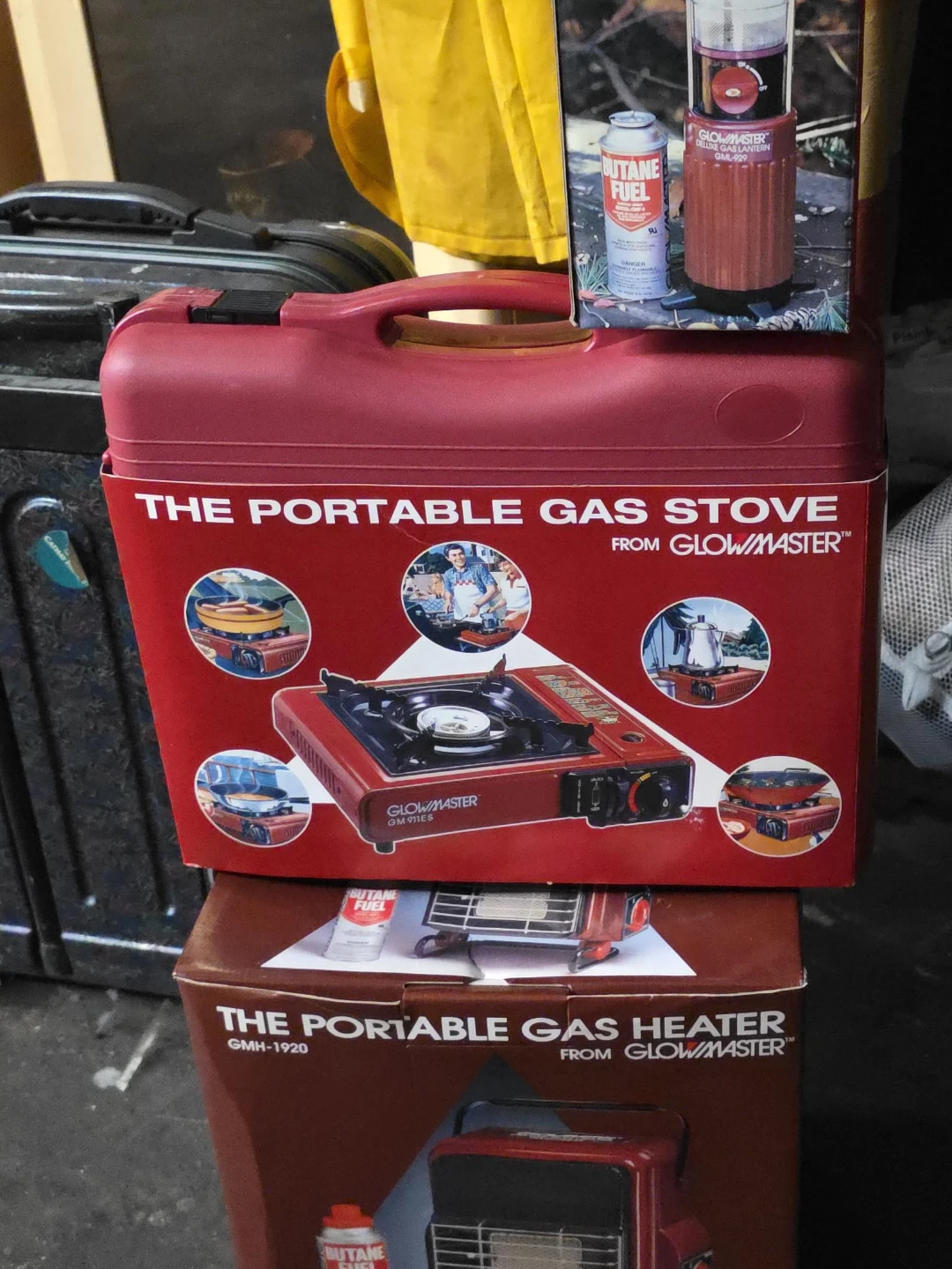 Glowmaster Portable Gas Stove  , heater and lantern  3 items
