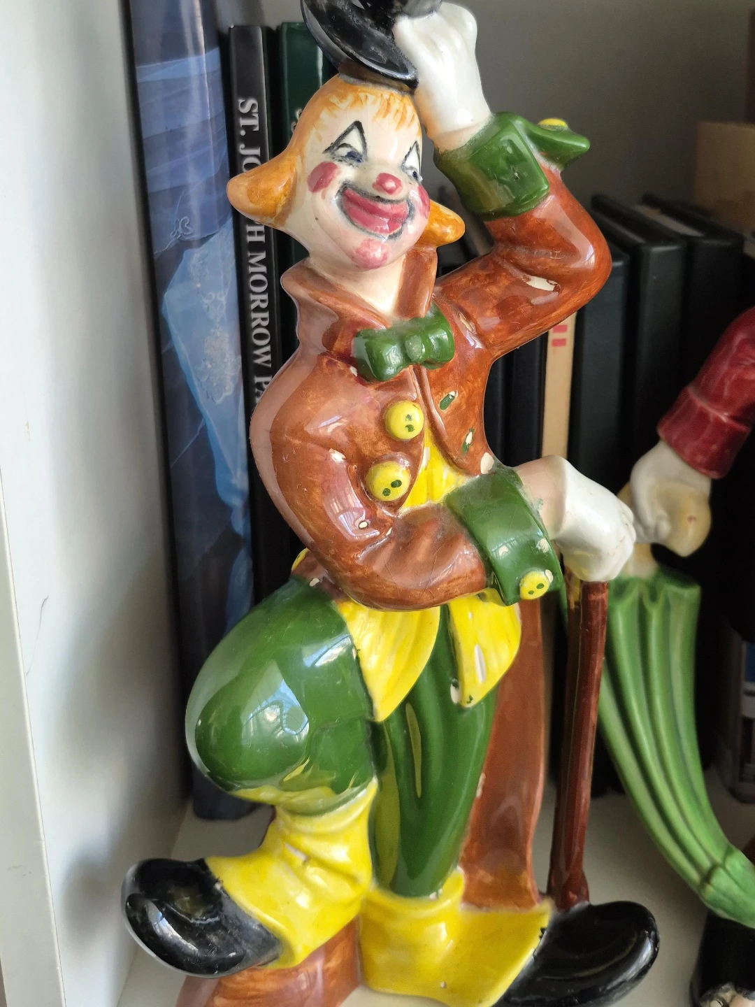 Vintage Ceramic Clown Figurine