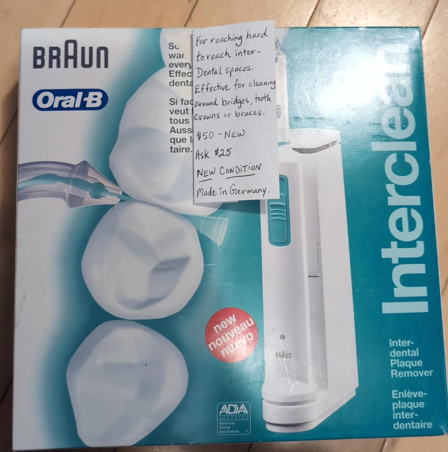 New Braun Oral-B Interclean ID 2025