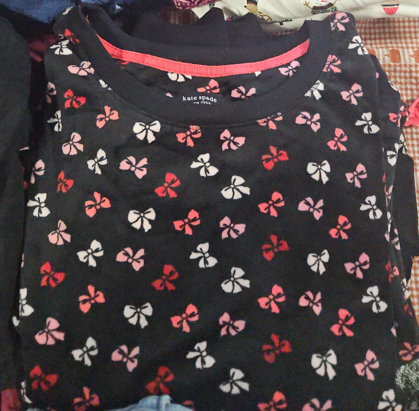 Kate Spade New York Bow Print PJ Set