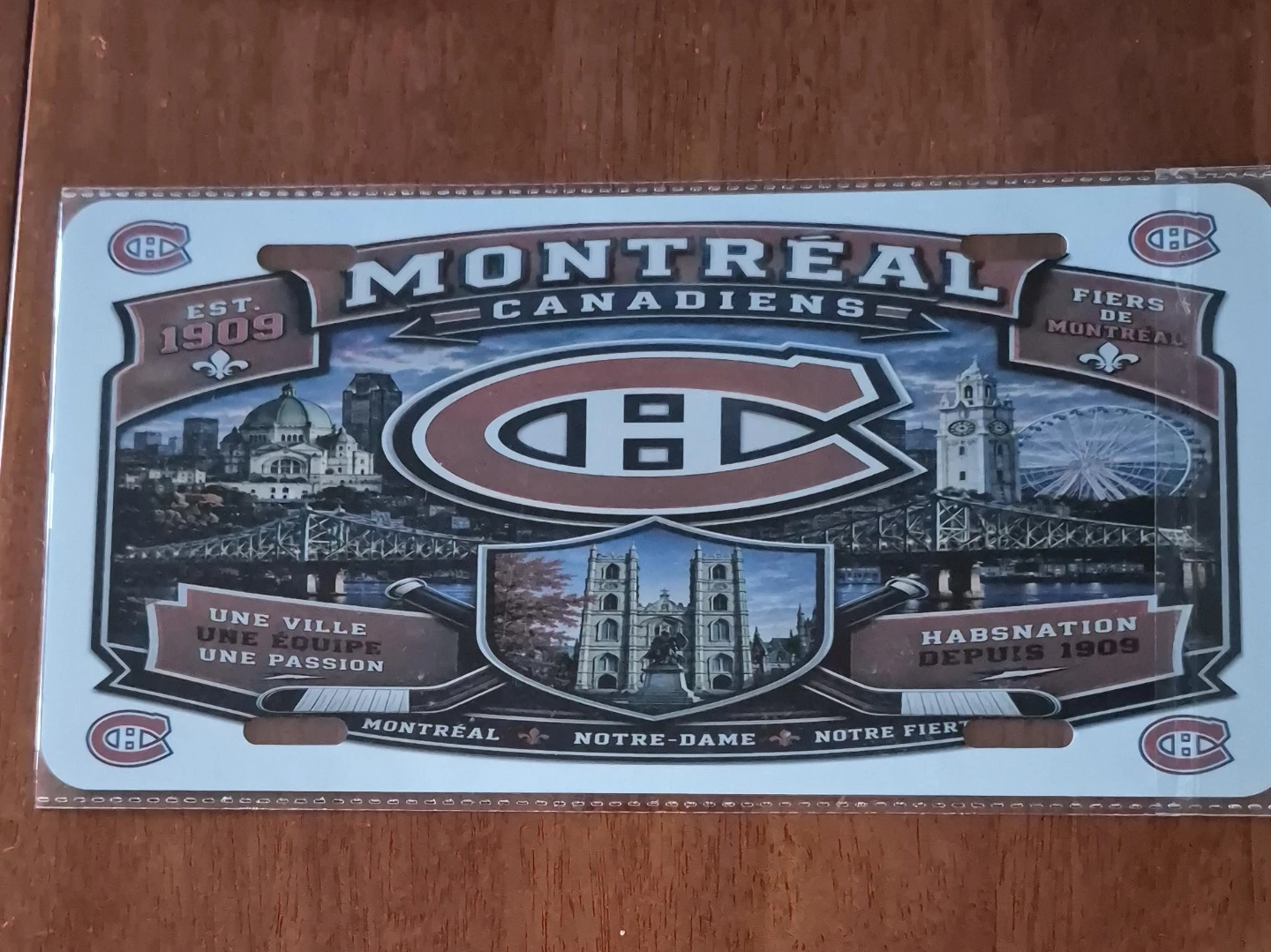 Montreal Canadiens Decorative License Plate