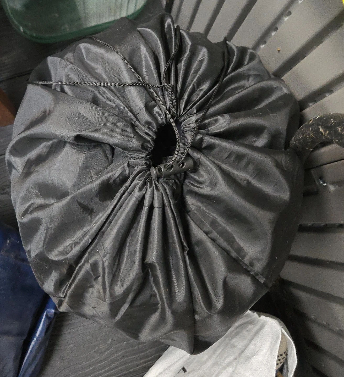 Black Drawstring Storage Bag