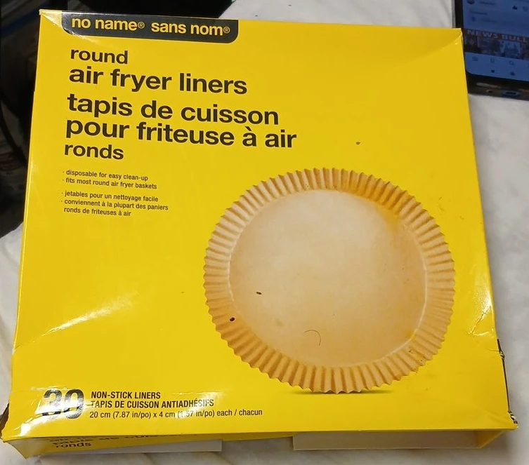 No Name Round Air Fryer Liners 30 Pack