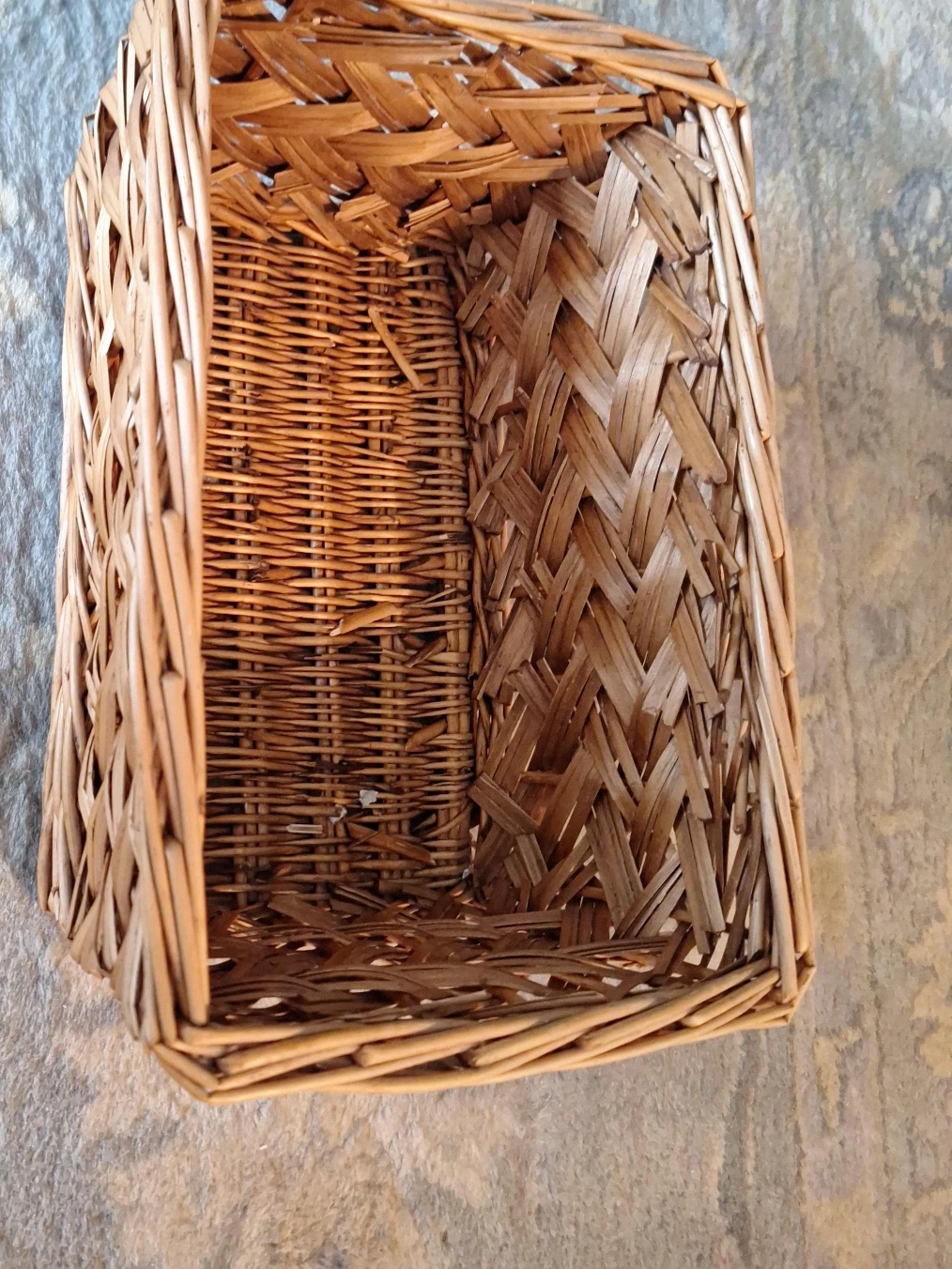 Woven Wicker Storage Basket