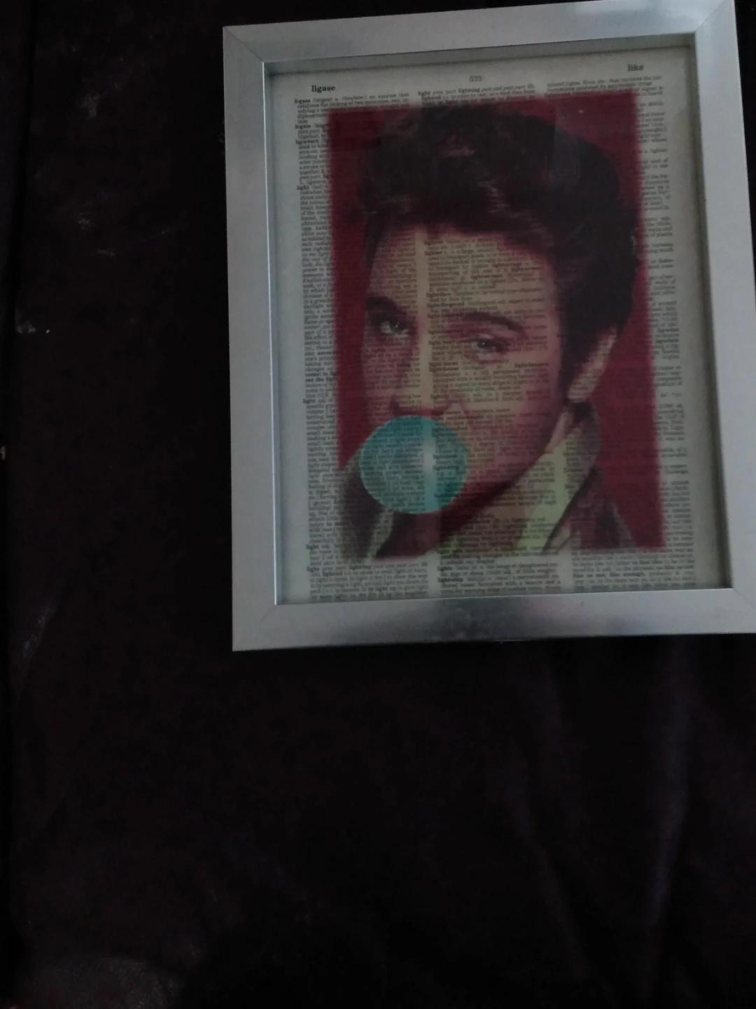 Framed Elvis Presley Print