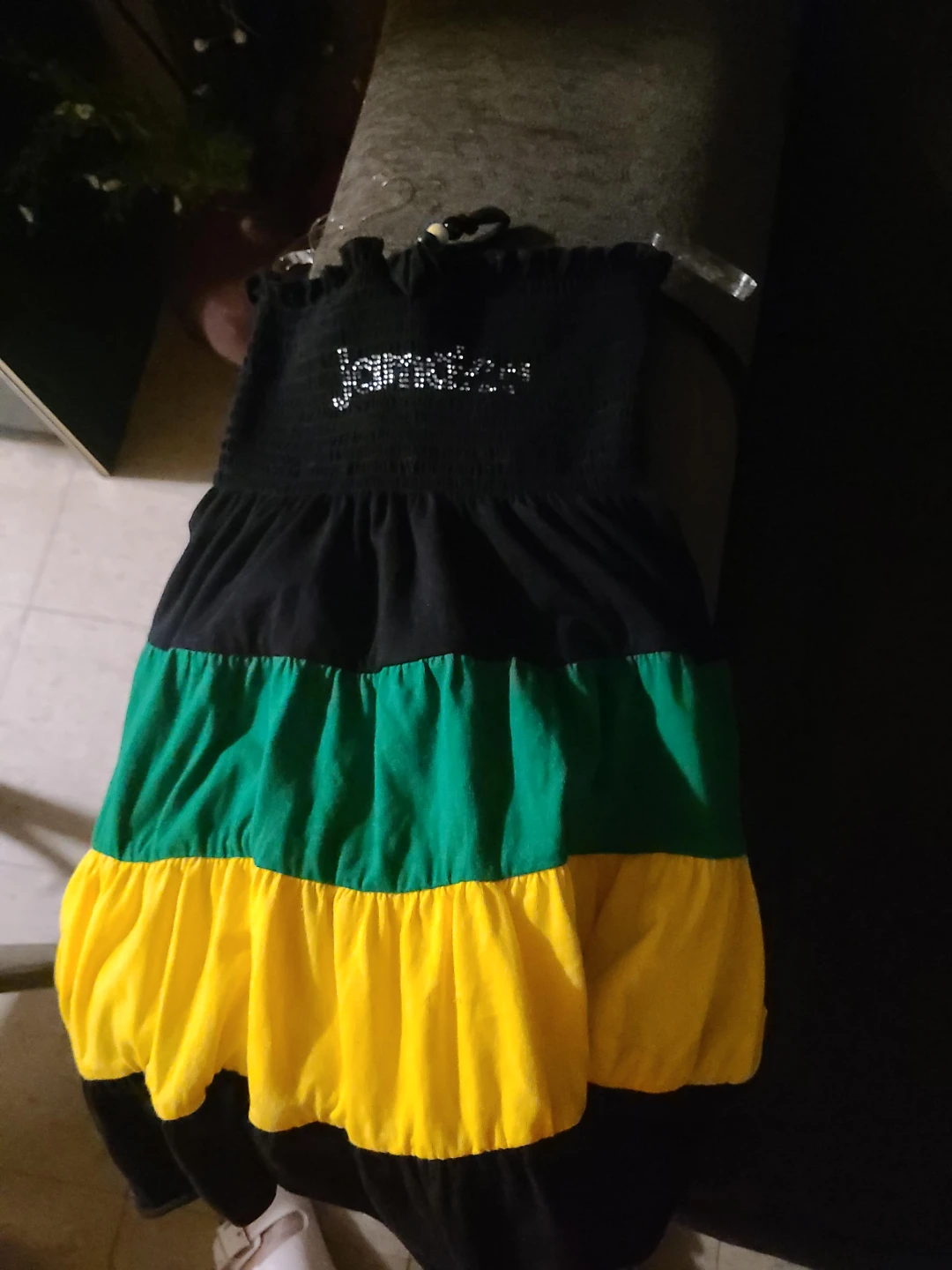 Jamaica Rasta Colour Tube Dress