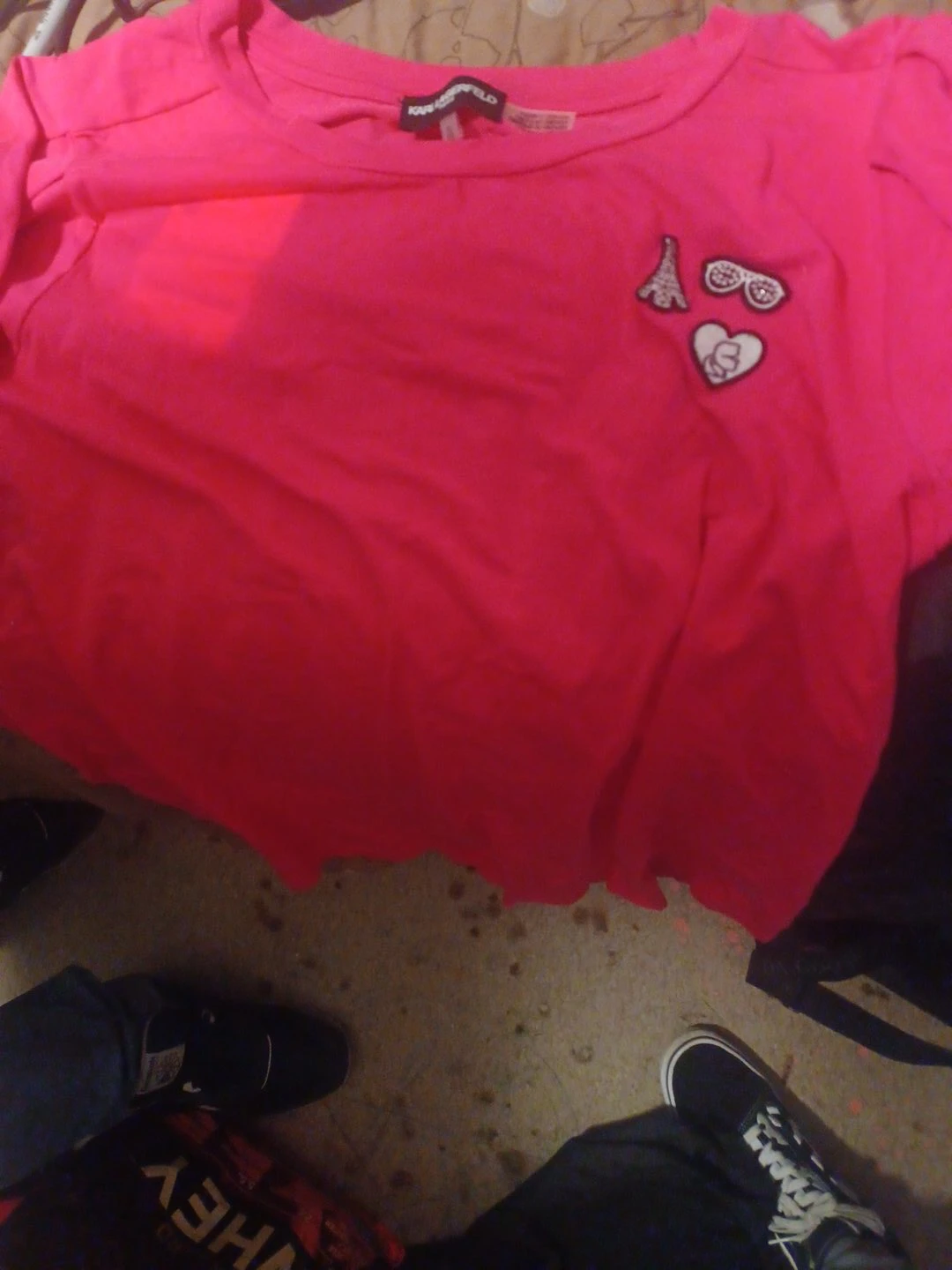 Karl Lagerfeld Paris Hot Pink T-Shirt