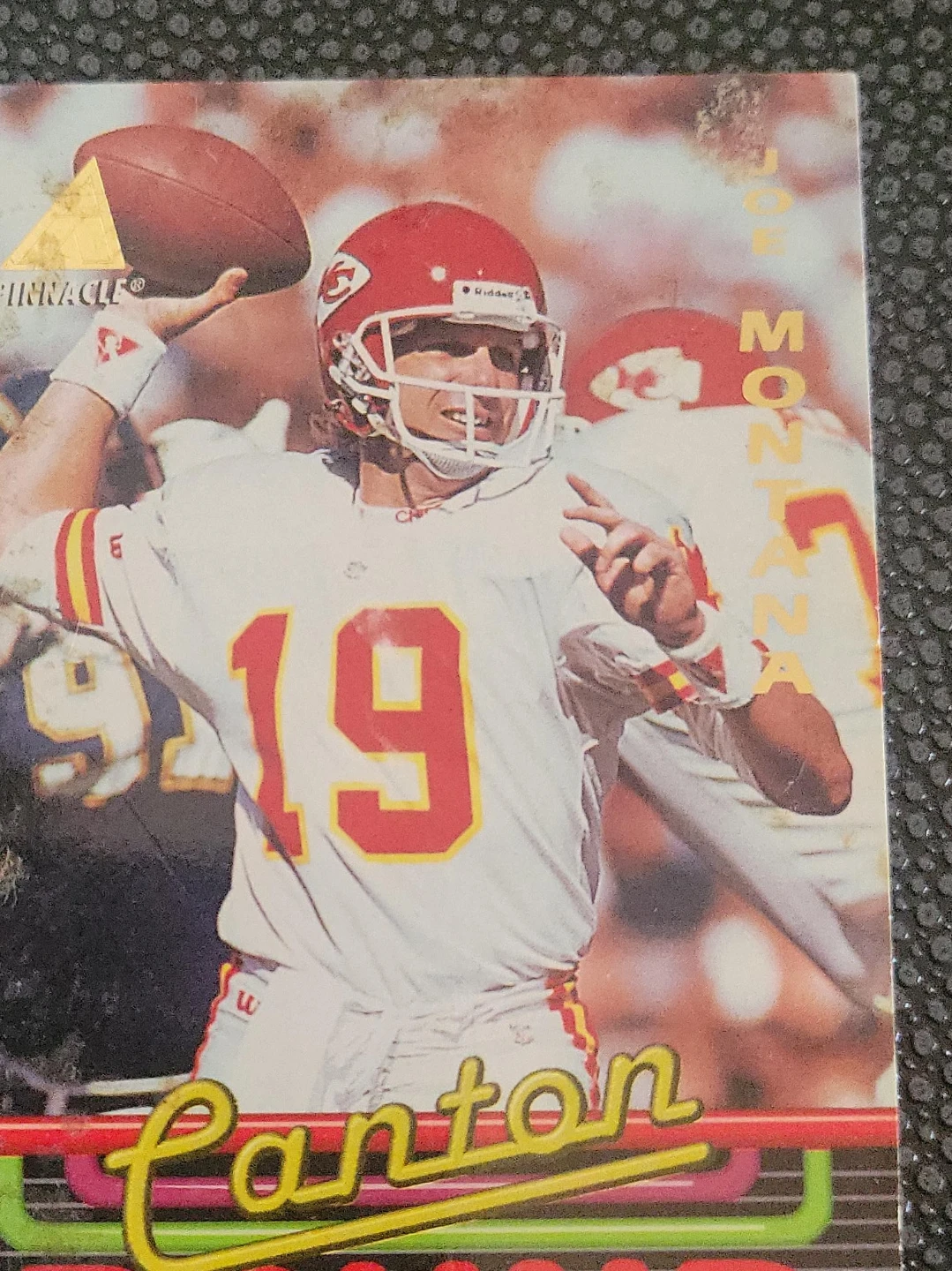 Joe Montana Pinnacle Canton Football Card