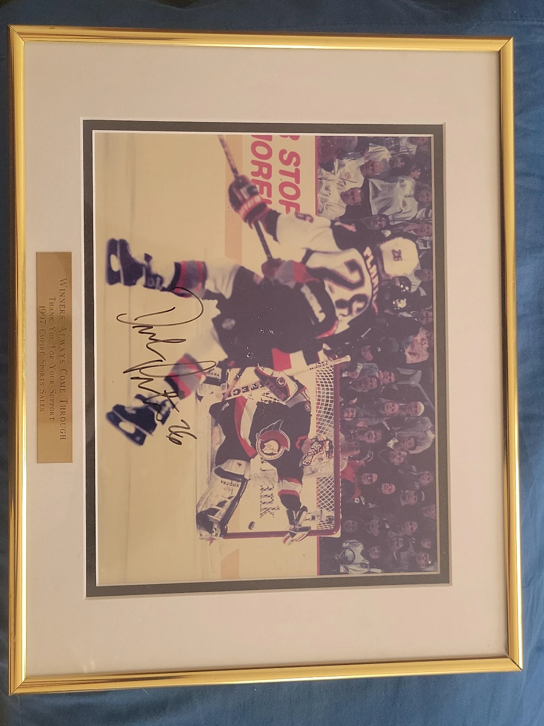 Autographed 1997 Ottawa Senators Framed Photo