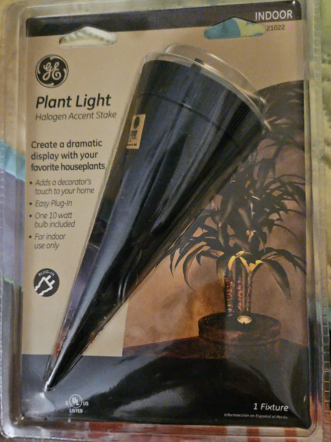 GE Plant Light Halogen Accent Stake