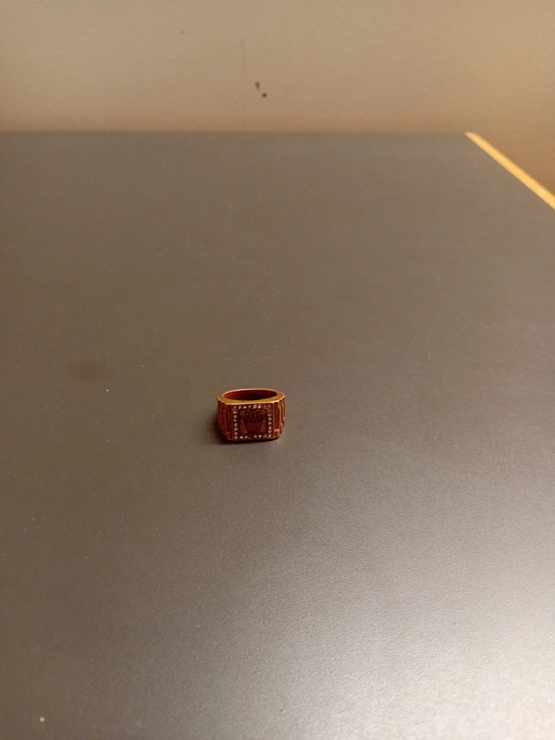 Gold-Tone Crown Statement Ring
