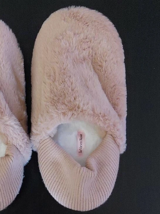 La Vie en Rose Faux Fur Slippers SIZE L - photo 2
