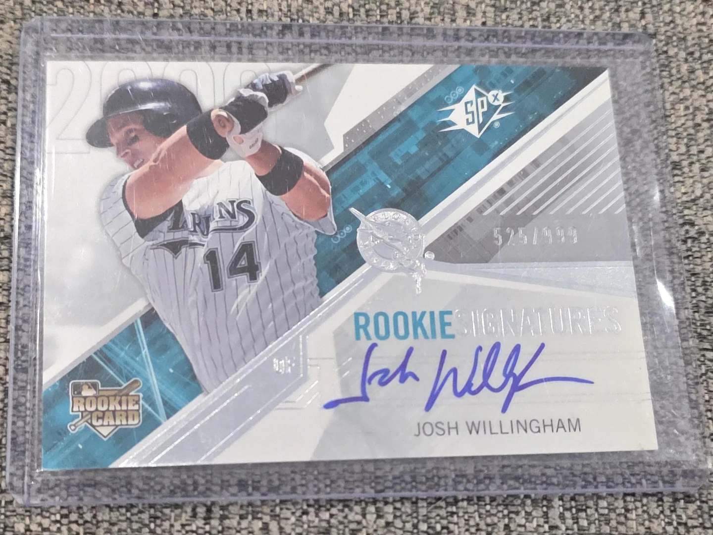 2005 SPx Josh Willingham Rookie Signature Card
