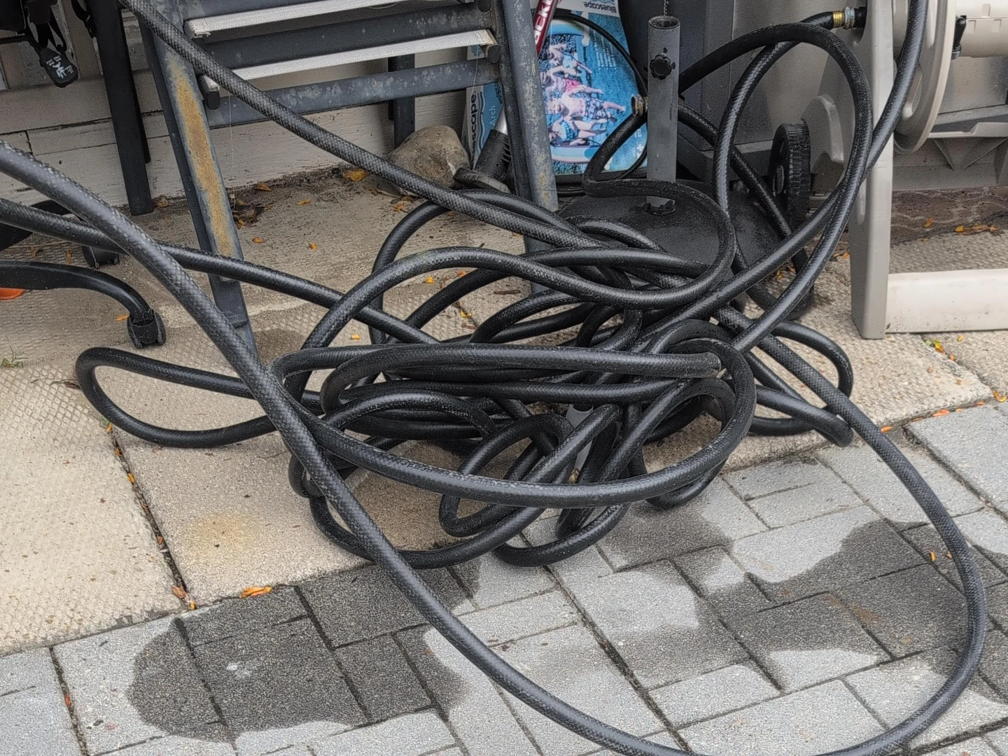 Black Rubber Garden Hose
