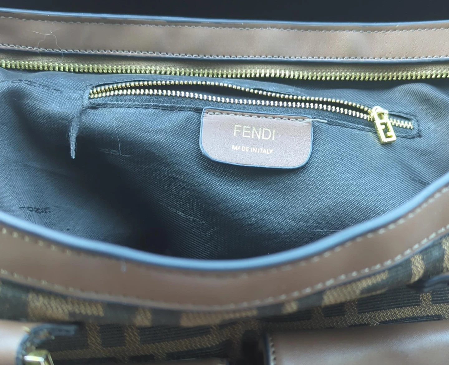 Fendi Zucca Print Handbag