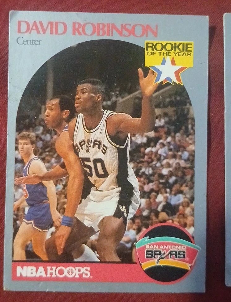 1989-90 NBA Hoops David Robinson Rookie Card