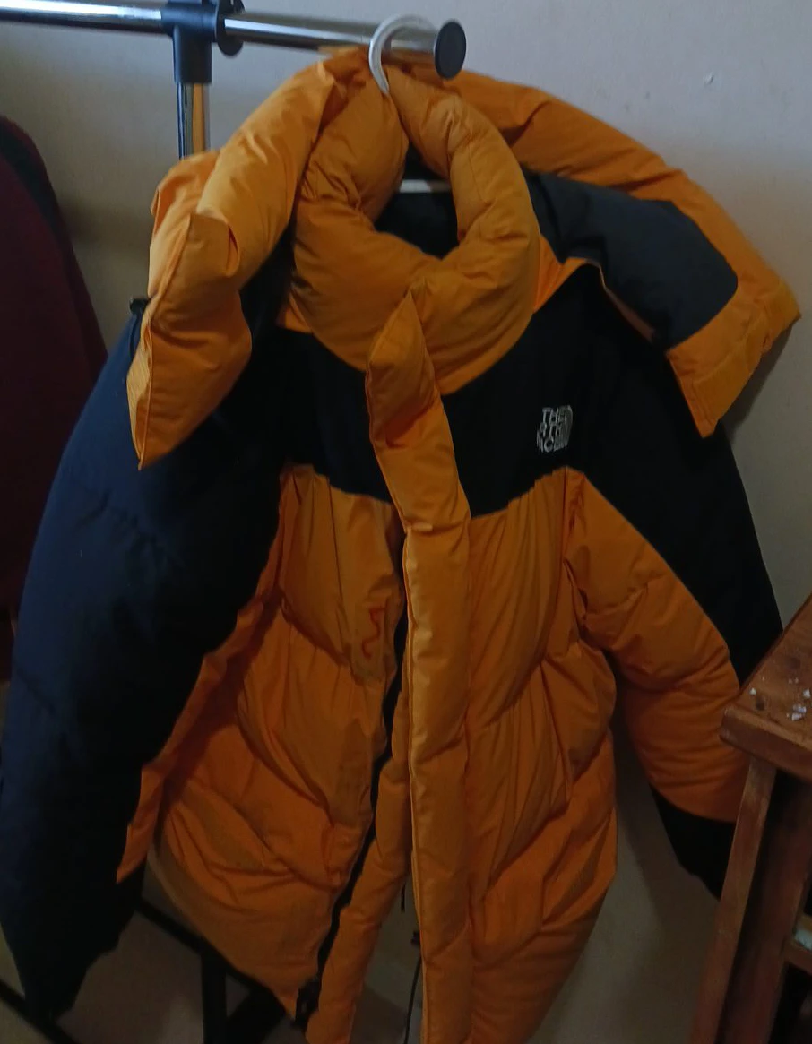 The North Face Puffer Jacket Orange/Black