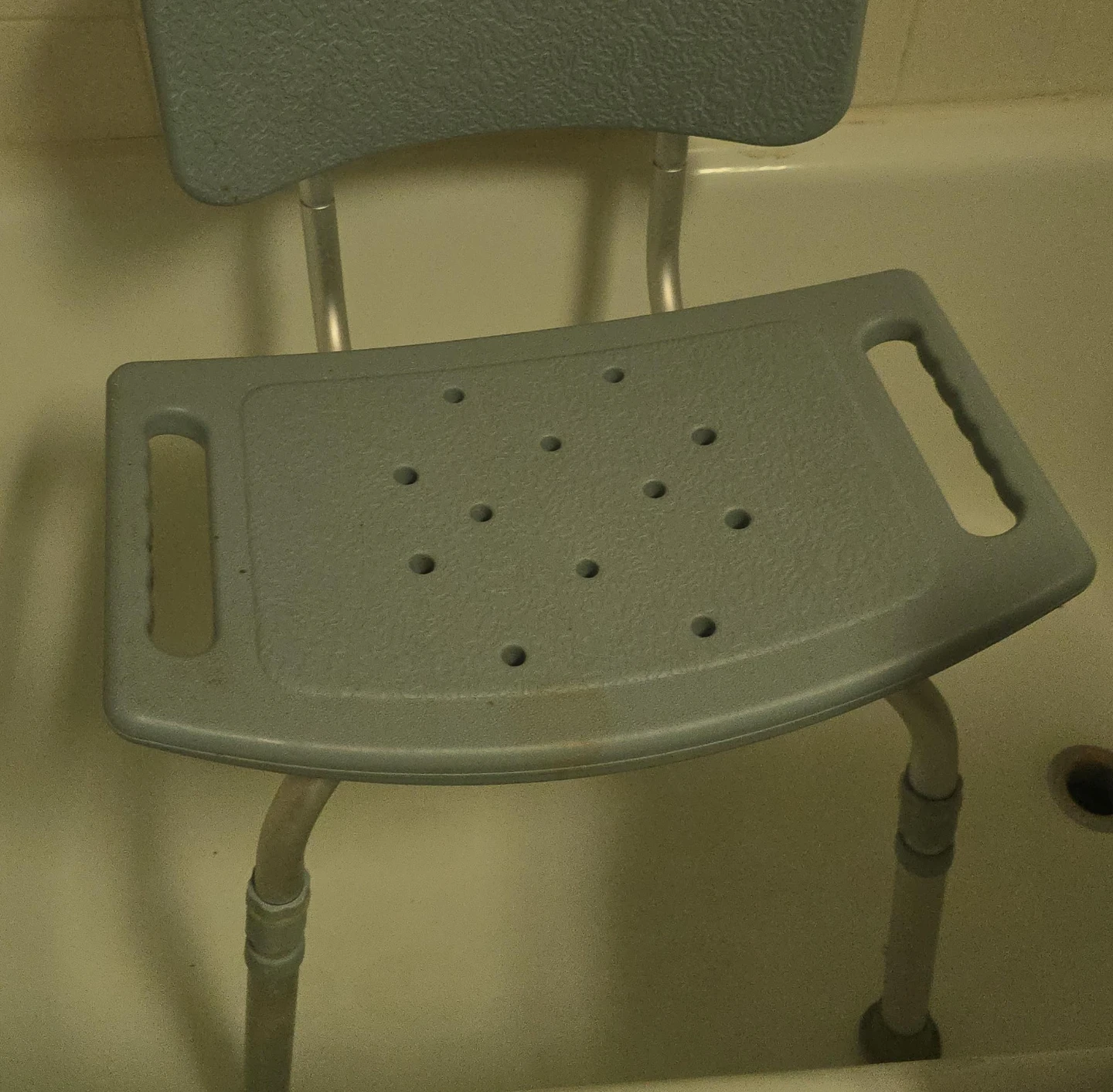 Adjustable Shower Chair with Backrest