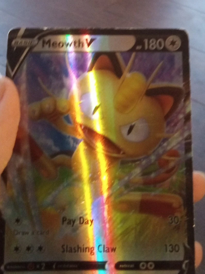 Meowth V Pokemon Trading Card