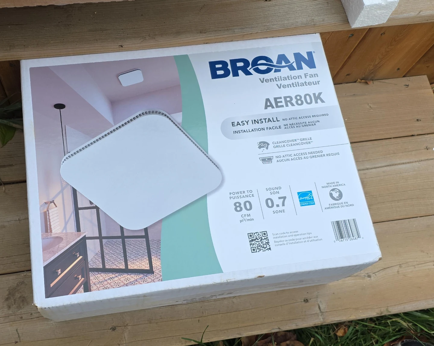 Broan AER80K Ventilation Fan