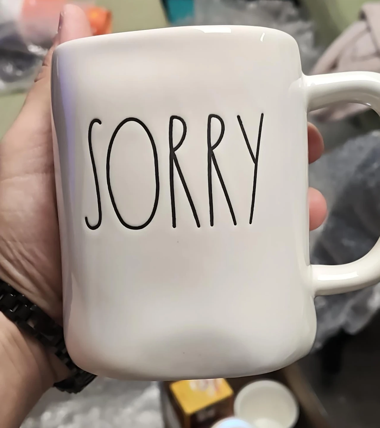 Rae Dunn SORRY Mug