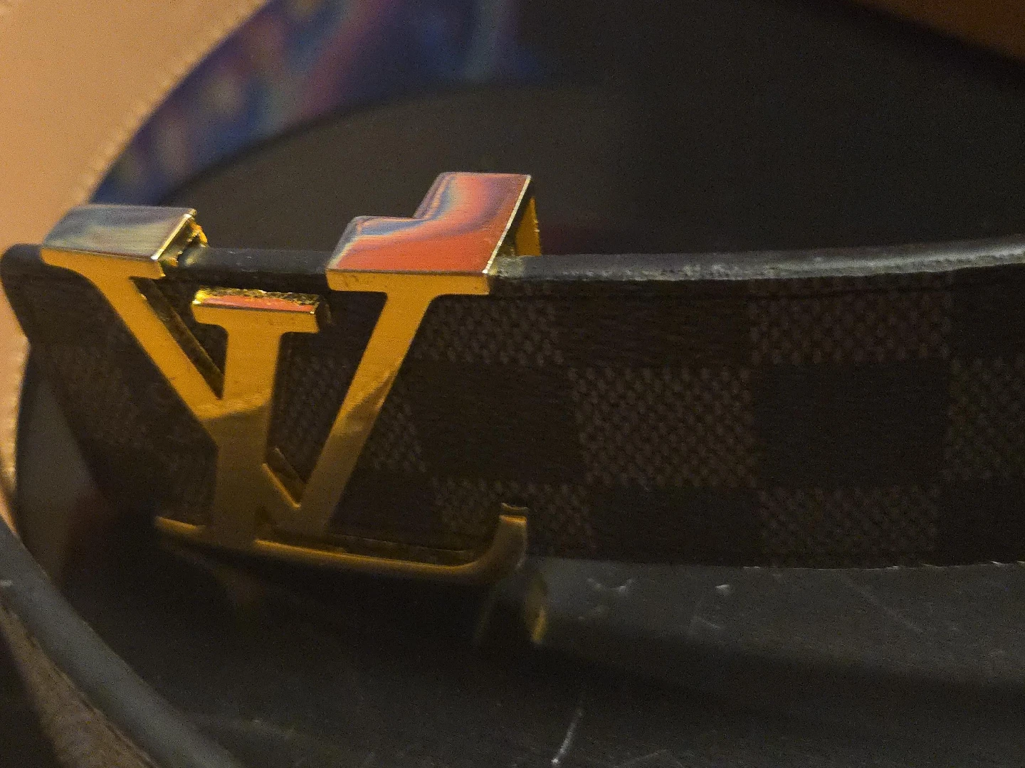 Louis Vuitton Damier Belt 24K