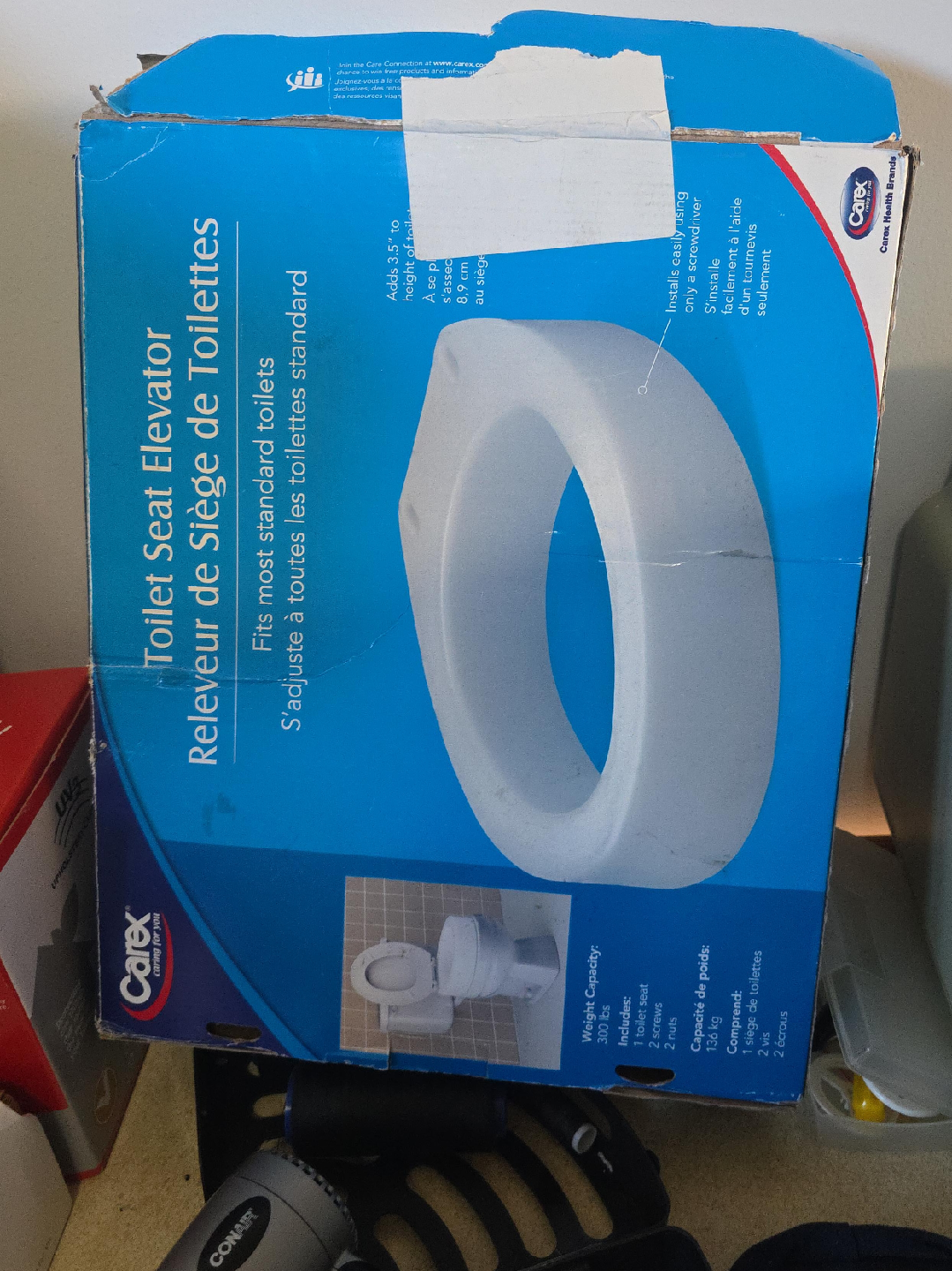 Carex Toilet Seat Elevator thumbnail