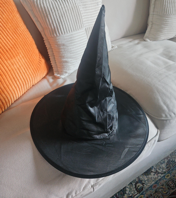 Black Witch Hat - Halloween Costume Accessory thumbnail