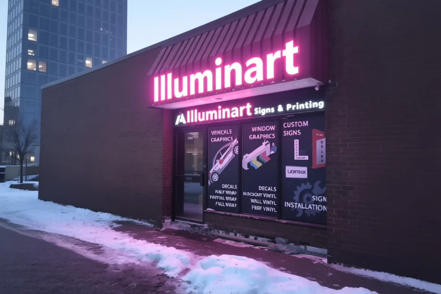 Sign and print profile