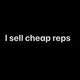 I sell cheap reps profile