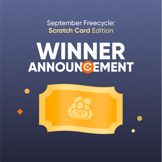 September Freecycle Winner Announcement 🎉 thumbnail