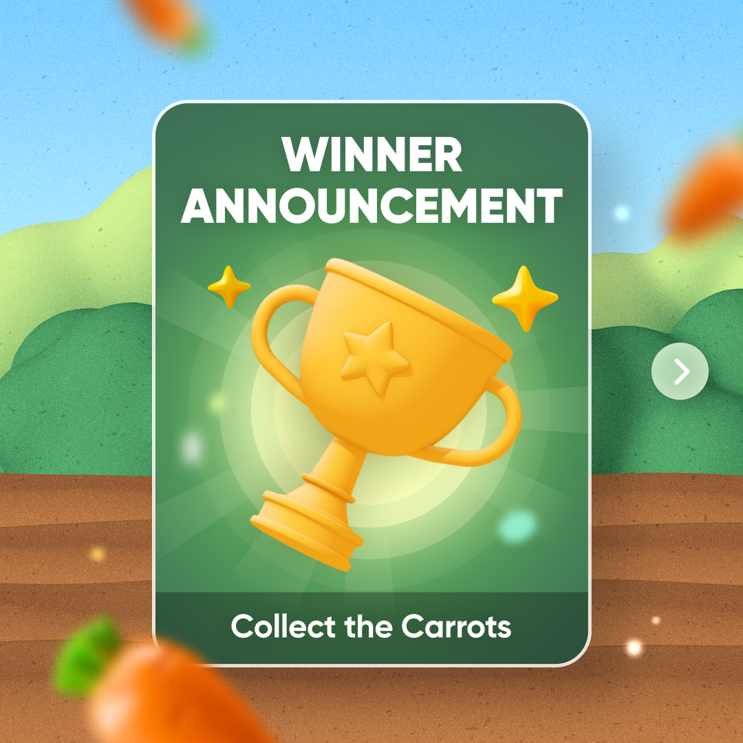 Collect The Carrots - Winner Announcement 😎