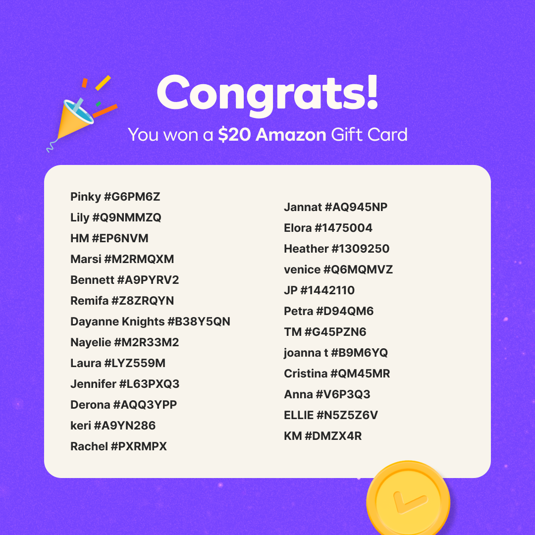 October Bingo Winner Announcement 🏆 - photo 3