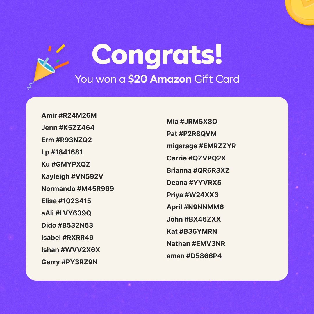 October Bingo Winner Announcement 🏆 - photo 4