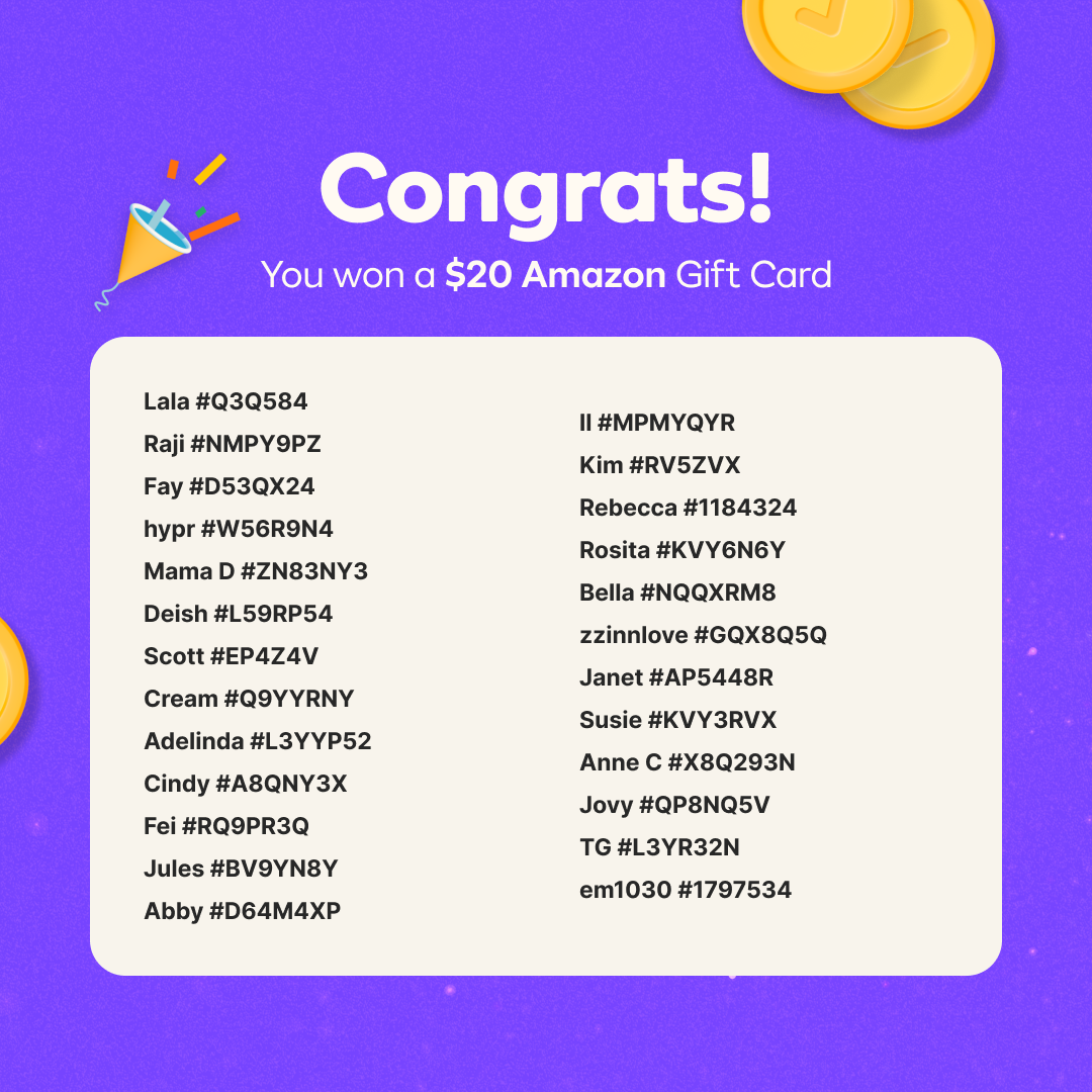 October Bingo Winner Announcement 🏆 - photo 2
