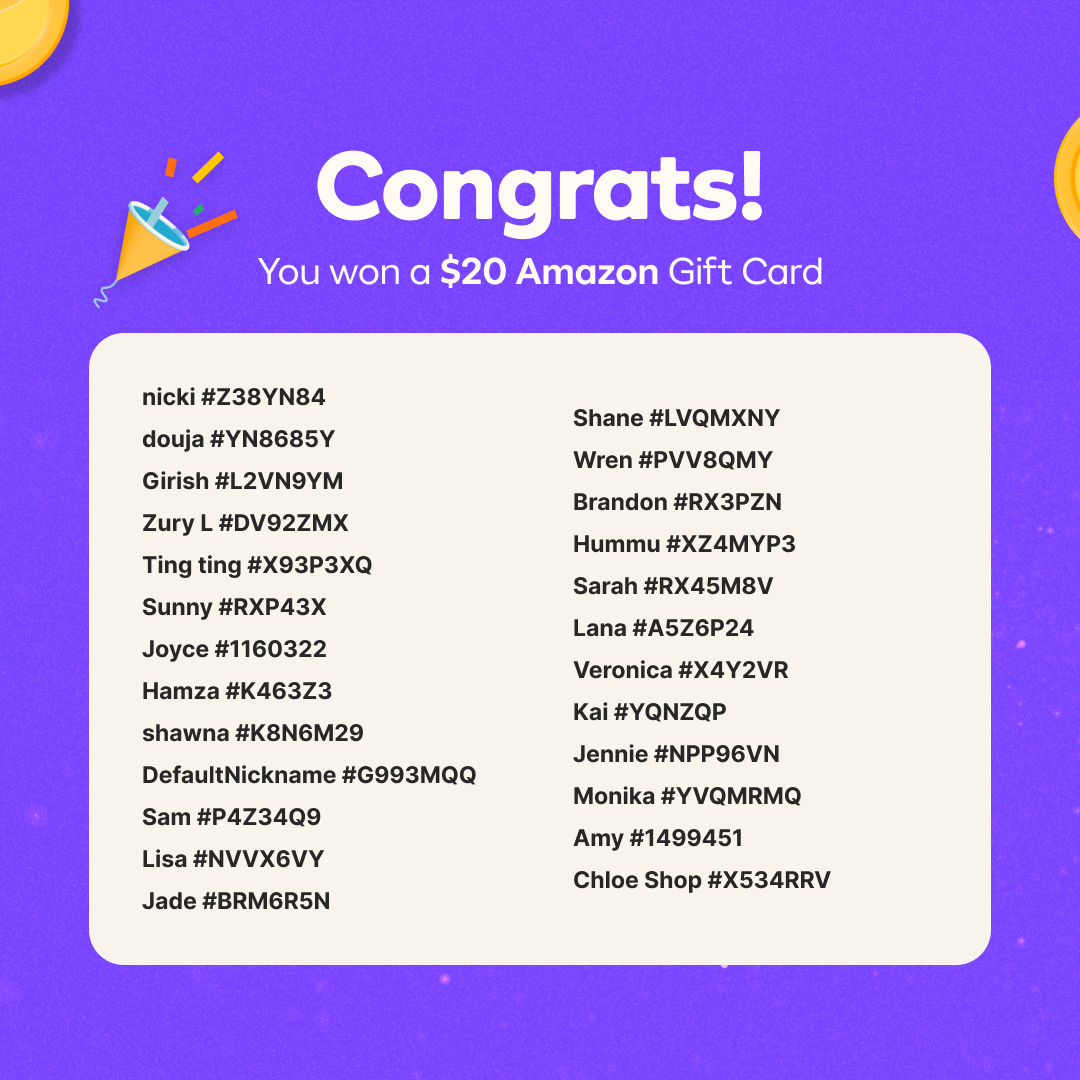 October Bingo Winner Announcement 🏆 - photo 5