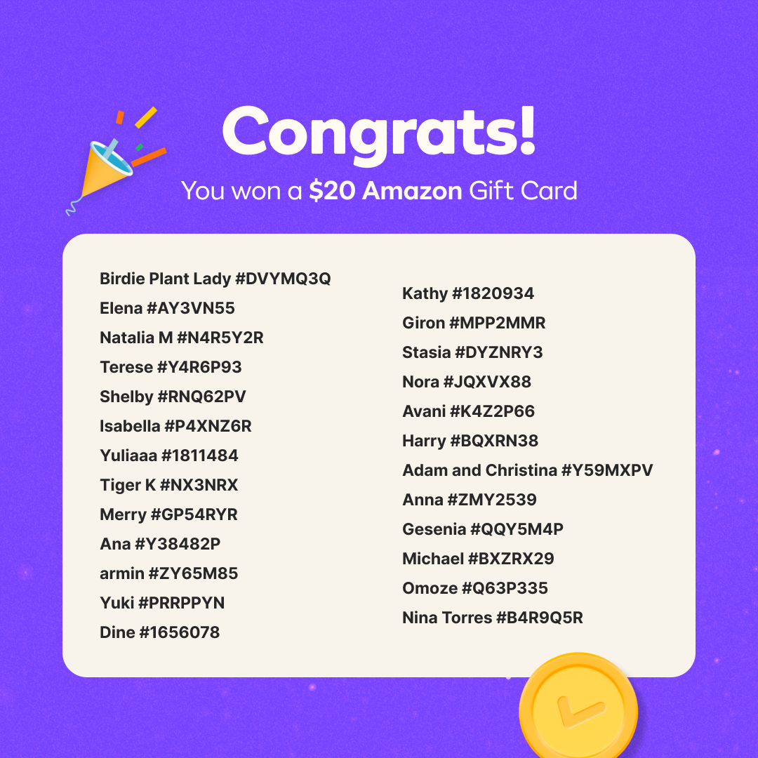 October Bingo Winner Announcement 🏆 - photo 3